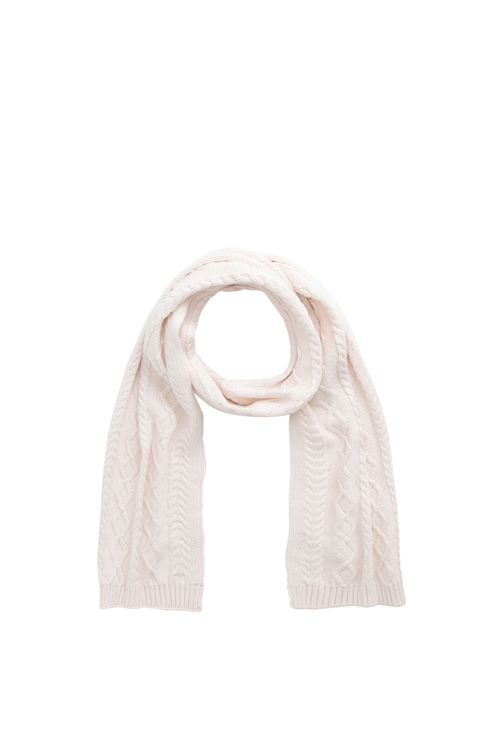 Écharpe en coton torsadé pour fille, mauve doux, accessoire d'hiver chaud