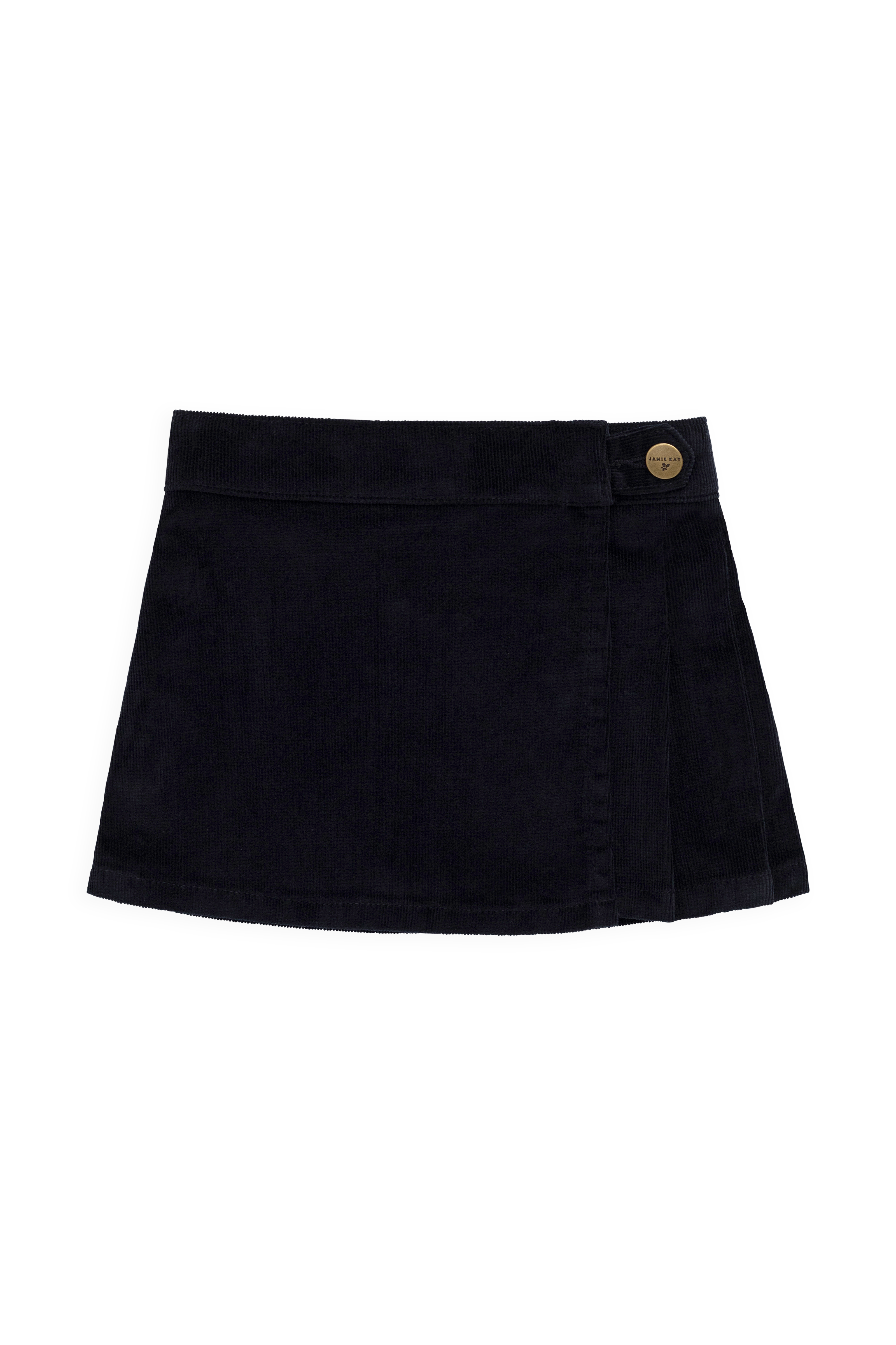 Jupe mini structurée bleu marine pour fille Style classique au quotidien