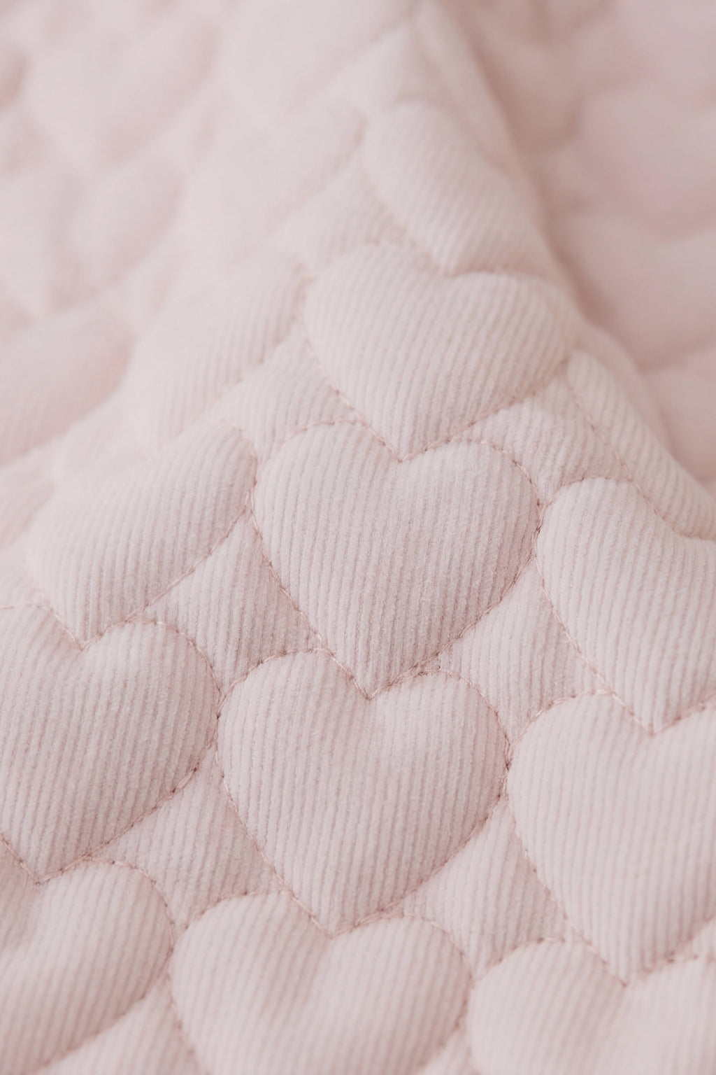 Veste boutonnée en velours côtelé matelassé rose brumeux pour filles, en coton chaud